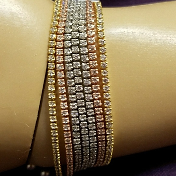 Bella Luce Jewelry - Three colors gold over sterling bracelet